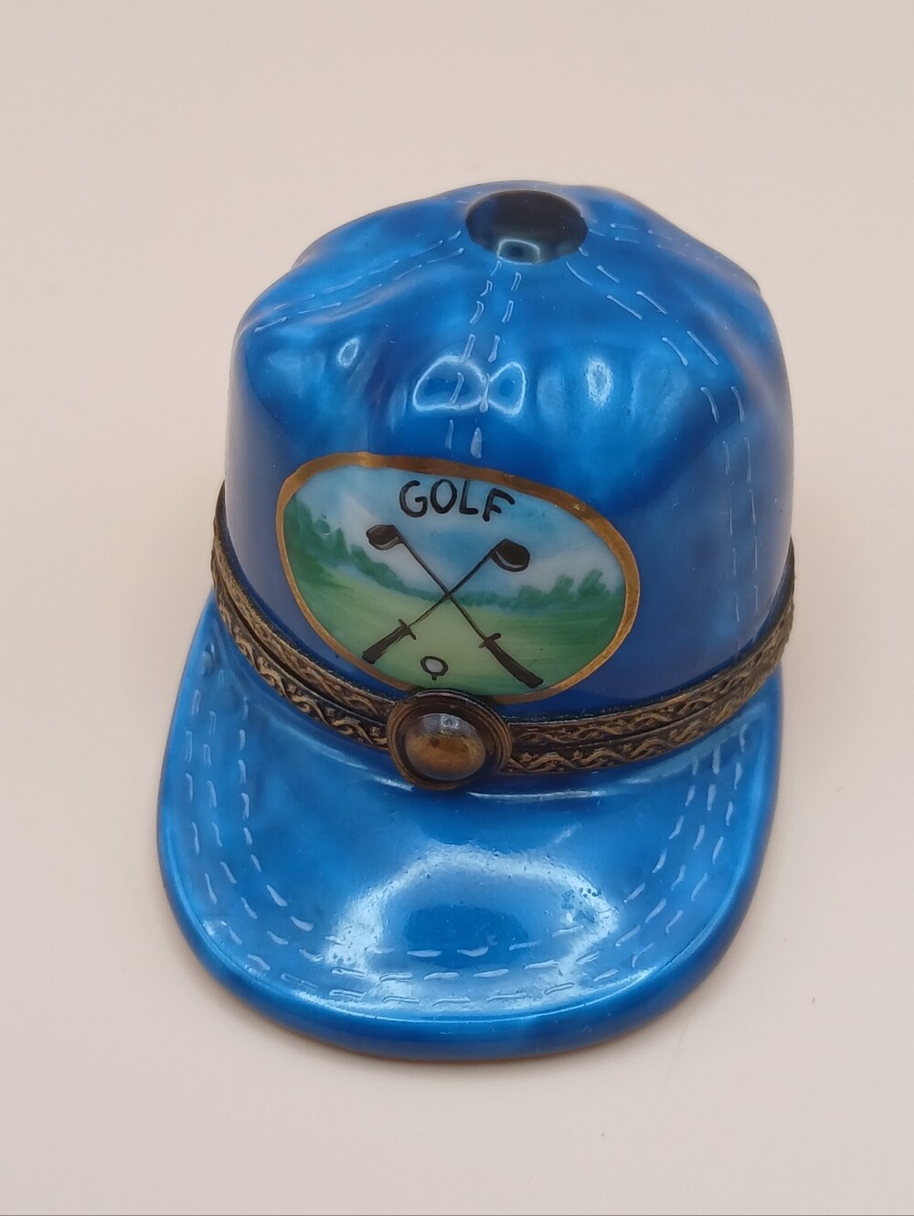 Limoges France Golf Trinket Box